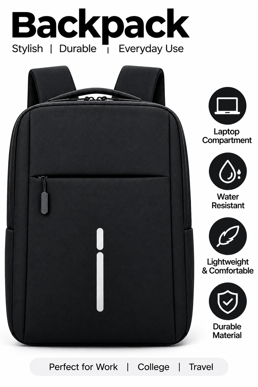 Laptop Backpack for Men | Stylish & Durable School, College