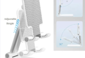 Phone & Tablet Stand – Foldable, Height & Angle Adjustable