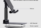 Phone & Tablet Stand – Foldable, Height & Angle Adjustable