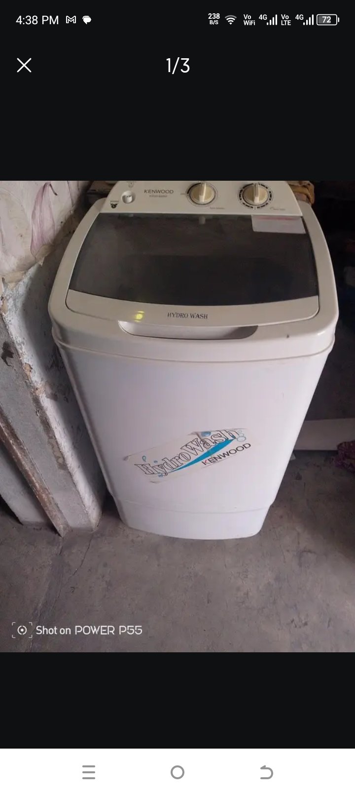 Kenwood single tub washer