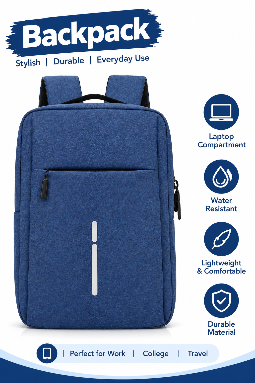 Laptop Backpack for Men | Stylish & Durable School, College