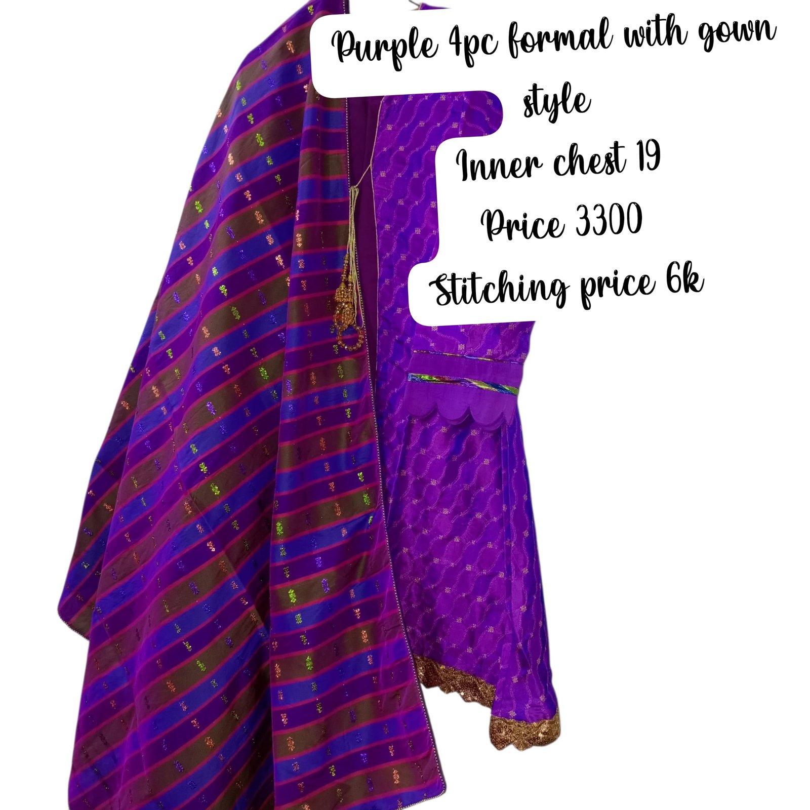 4pcs Banarsi dress only in 3500