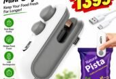 Rechargeable Bag Sealing Machine White Gray USB-C