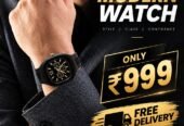 Luxury Black & Gold Watch for Men – Modern Stylish Wristwat
