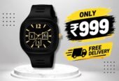 Luxury Black & Gold Watch for Men – Modern Stylish Wristwat