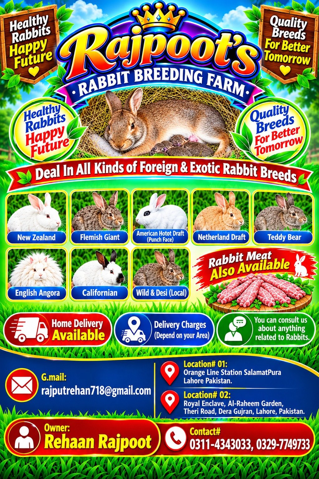 Rajpoot’s (Rabbit Breeding Farm),