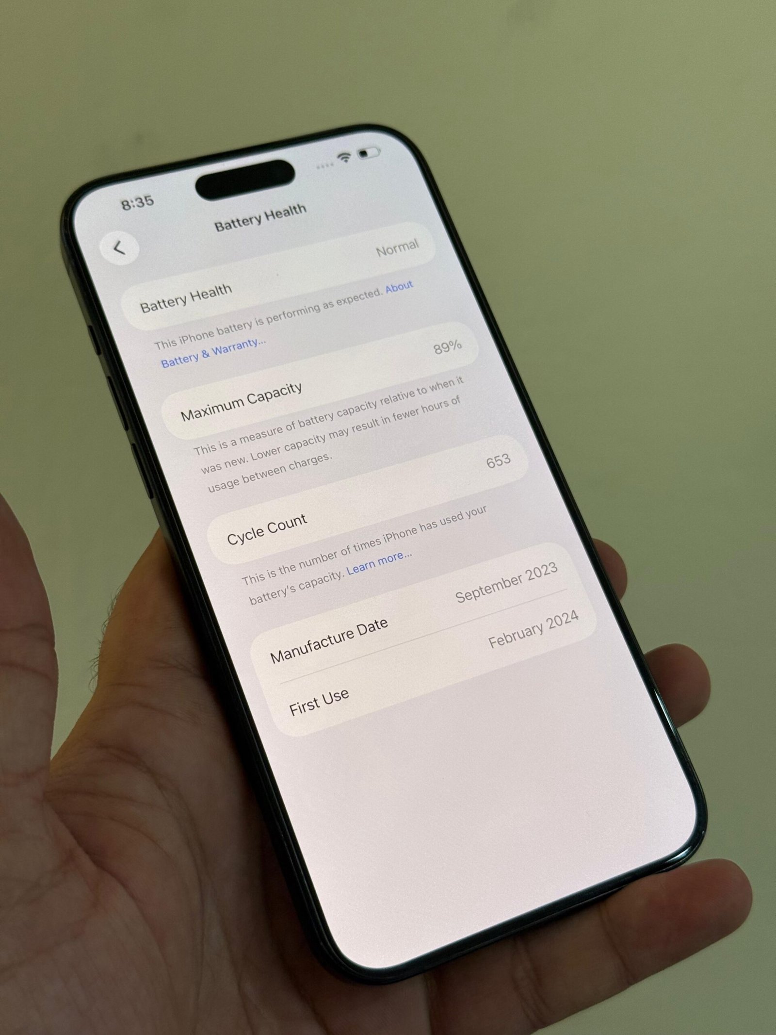 Iphone 15 pro max PTA