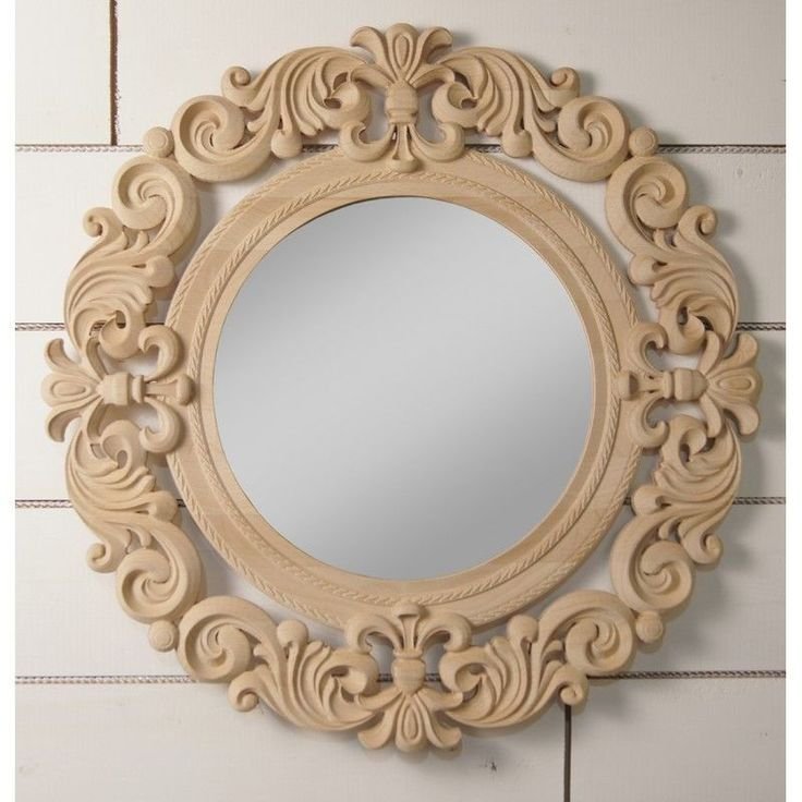 Wooden mirror frames