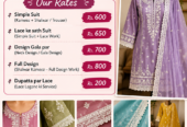 Ladies and girls suit stitching services available