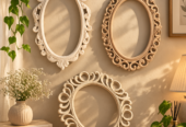Wooden mirror frames