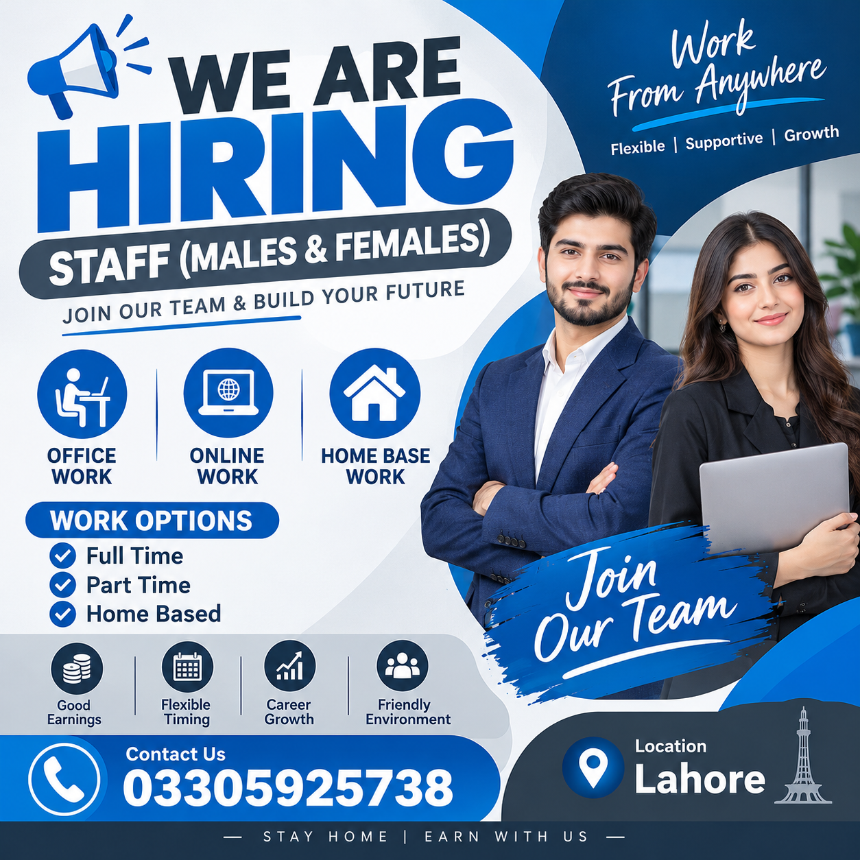 We are hiring for Full time Part time and home base